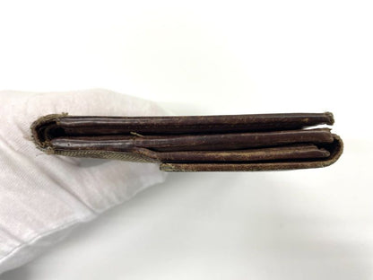 Gucci GG Canvas Leather Compact Wallet Double Fold Wallet Double Hook 05504