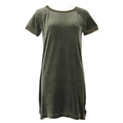 Gucci Sideline 324467 X5279 Velour Khaki Women's Dress