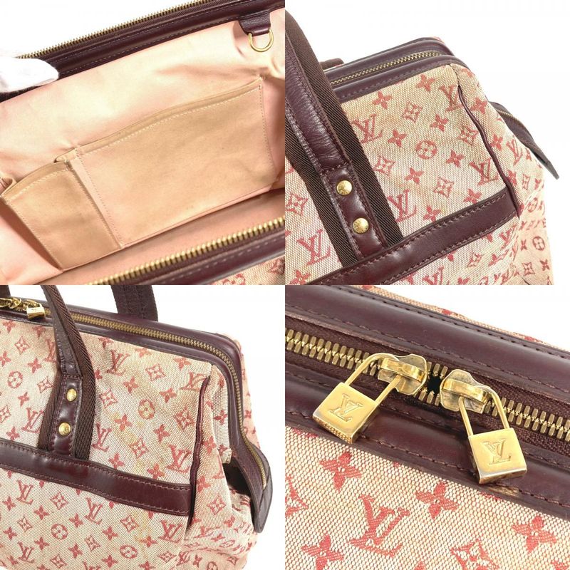 Louis Vuitton Handbag Josephine GM M92311 Monogram Mini Canvas Three's Red