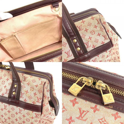 Louis Vuitton Handbag Josephine GM M92311 Monogram Mini Canvas Three's Red