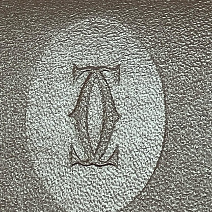 Cartier Mustline Leather Coin Case Bordeaux