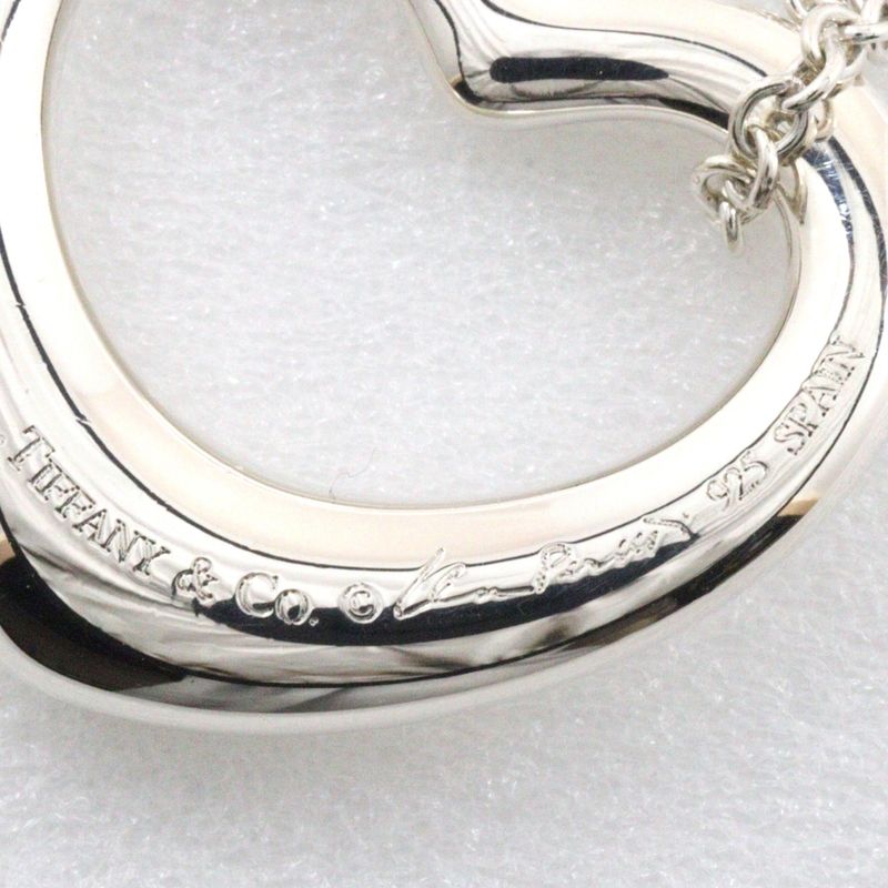 Tiffany & Co Open Heart 22mm (0.87in) Model Silver 925 Ladies 7.1g Necklace