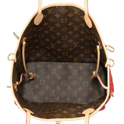 Louis Vuitton Tote Bag Neverfull - Inside Out MM Brown/rouge Sari