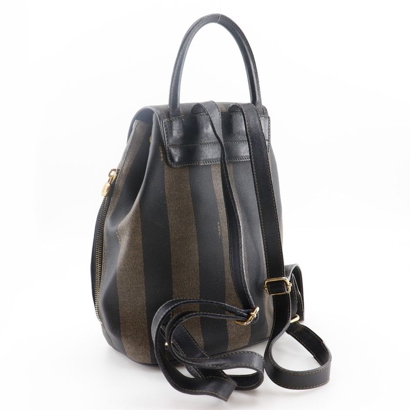Fendi Pecan PVC Brown Women's Backpack/daypack