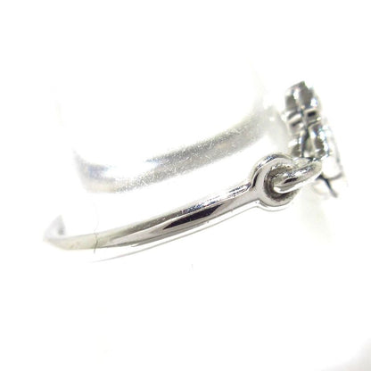 Cartier Ring 46 Hindu 18K White Gold X Diamonds 4P Diamonds