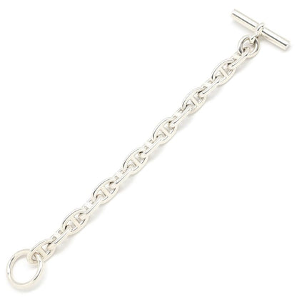 Hermes Bracelet Chaine D'ancre MM Silver 925 Silver 14 Frames Star Ring Silver