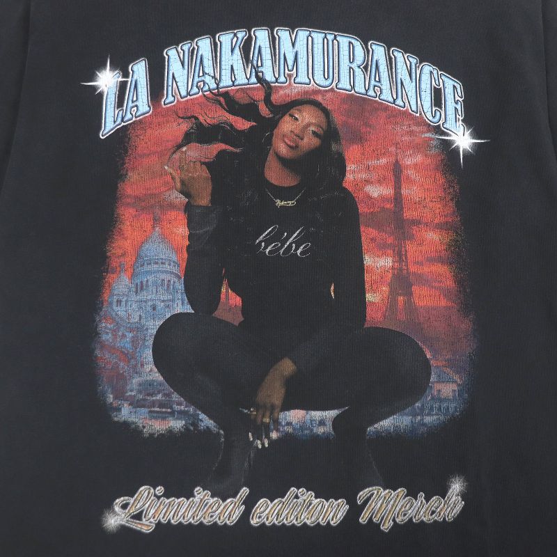 Balenciaga 22SS 641655 AYA Nakamura USED Graphic Photo Oversized Short Sleeve