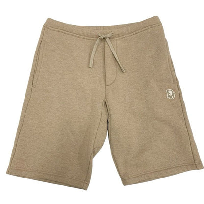 Christian DIOR Bottoms Cotton Brown Logo Shorts Brushed Lining Men's