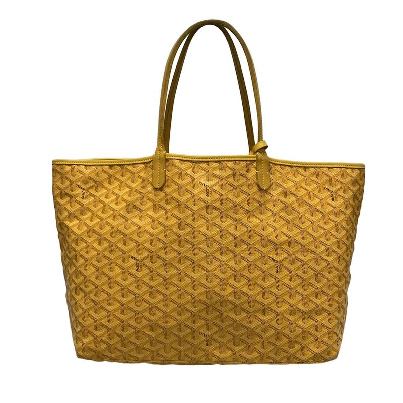 Goyard Saint Louis PM Yellow Leather Tote Bag