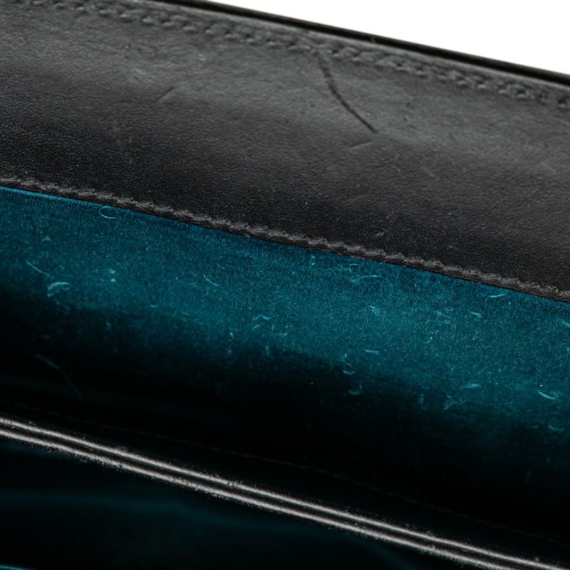 Gucci GG Velvet Ophidia Medium Chain Shoulder Bag 503877 Black Leather Suede