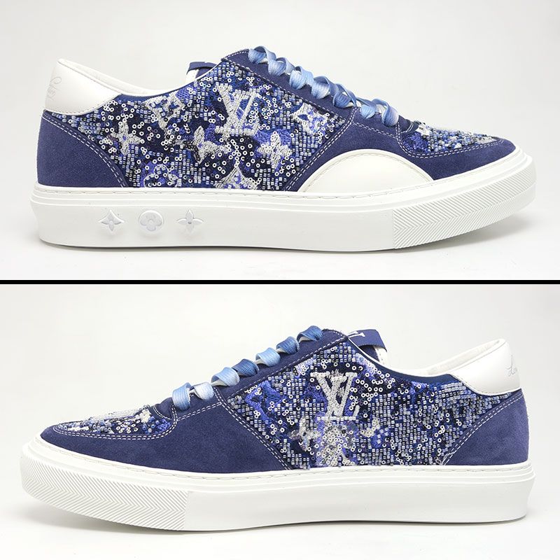Louis Vuitton LV Ori Line Low Cut Sneakers 8 Blue 1a8smb Limited
