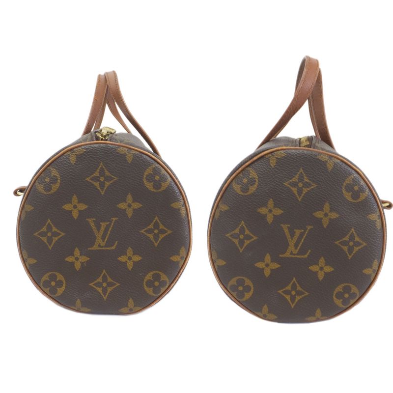 Louis Vuitton Papillon 26 Handbag M51386 Monogram Brown Gold Hardware