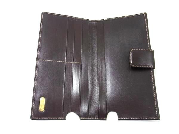 Fendi Vintage Zucca Pattern Nylon Canvas And Leather Foldable Long