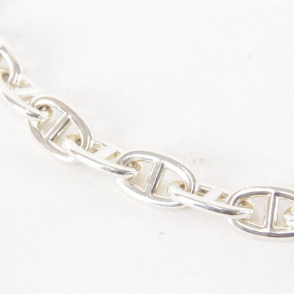 Hermes 11 Frames 101g With Box Chaine D'ancre TGM Bracelet Silver 925 Ladies