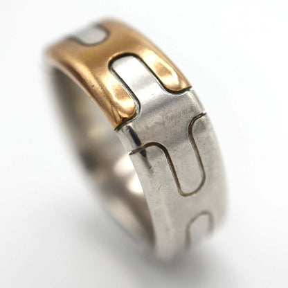 Hermes Ring H Logo Bronze Ag925 #54 Approx 13.5 Accessory Ok413