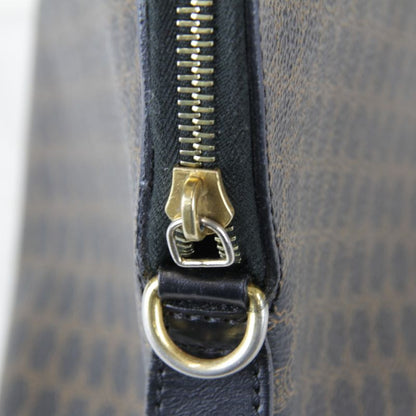 Celine Macadam Patterned Handbag Pvc/leather Black