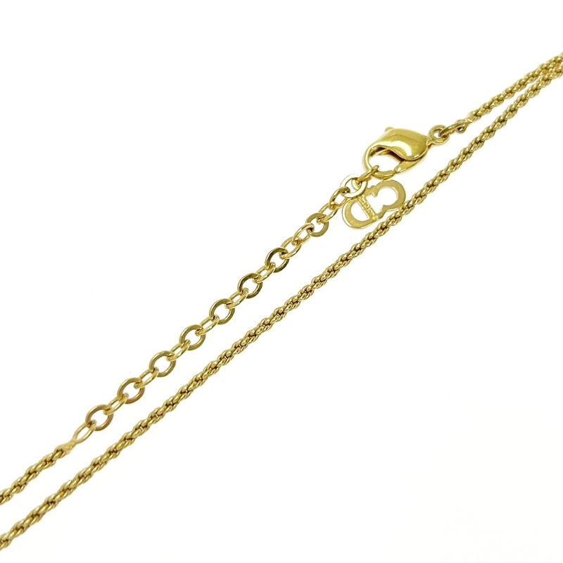 Christian Dior GP Emblem Necklace Women's Gold 430305 Necklace