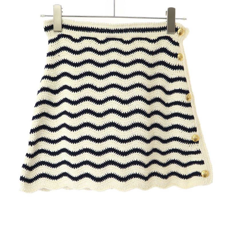 Celine Cardigan Jacket Crochet Cotton and Mini Skirt Crochet Cotton Setup