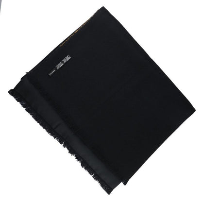 Hermes Silk And Angora Black Unisex Scarf