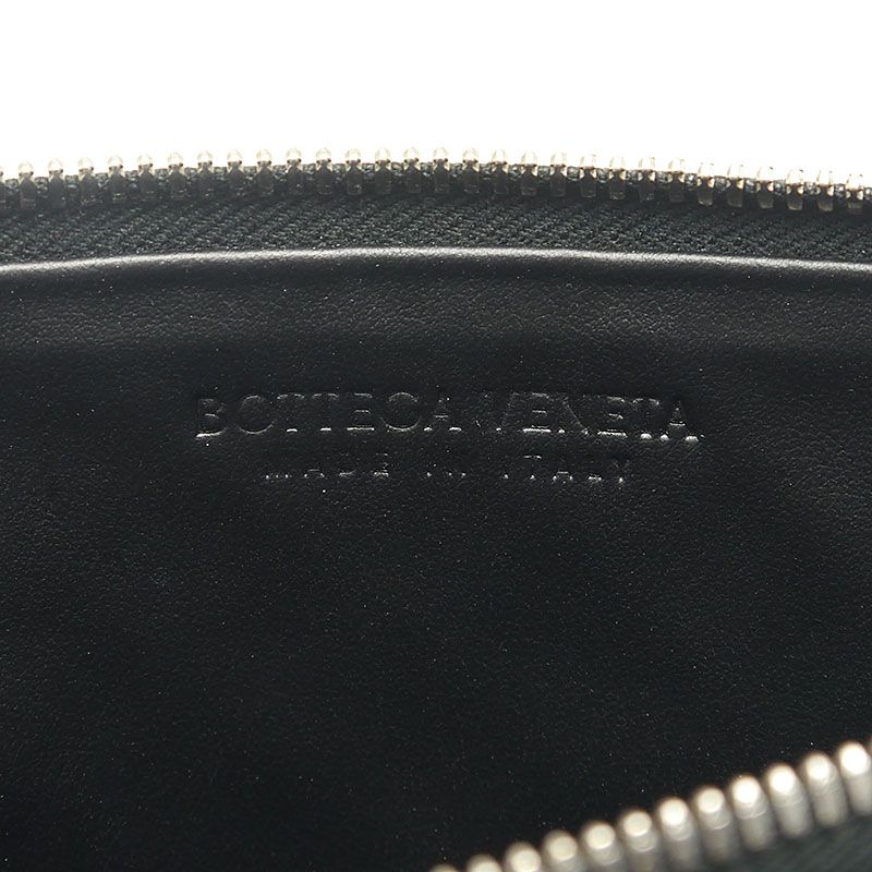 Bottega Veneta Intrecciato Leather Large Pouch Clutch Bag Black
