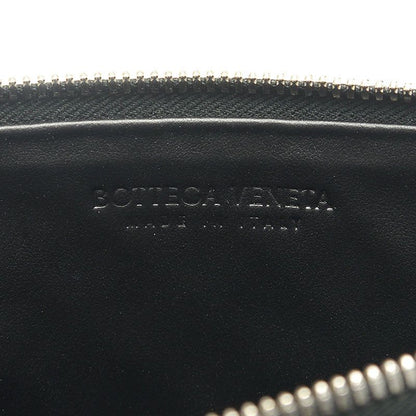 Bottega Veneta Intrecciato Leather Large Pouch Clutch Bag Black