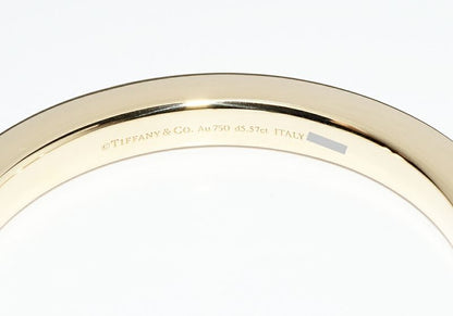 Tiffany & Co Bracelet Bangle 18K Yellow Gold Diamond 557ct Lock Bracelet Extra