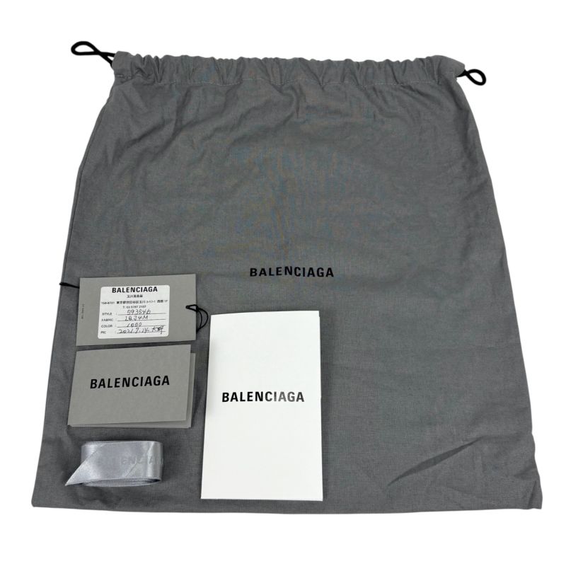 Balenciaga Hourglass 2WAY Mini Shoulder Bag Black Gold Hardware Leather