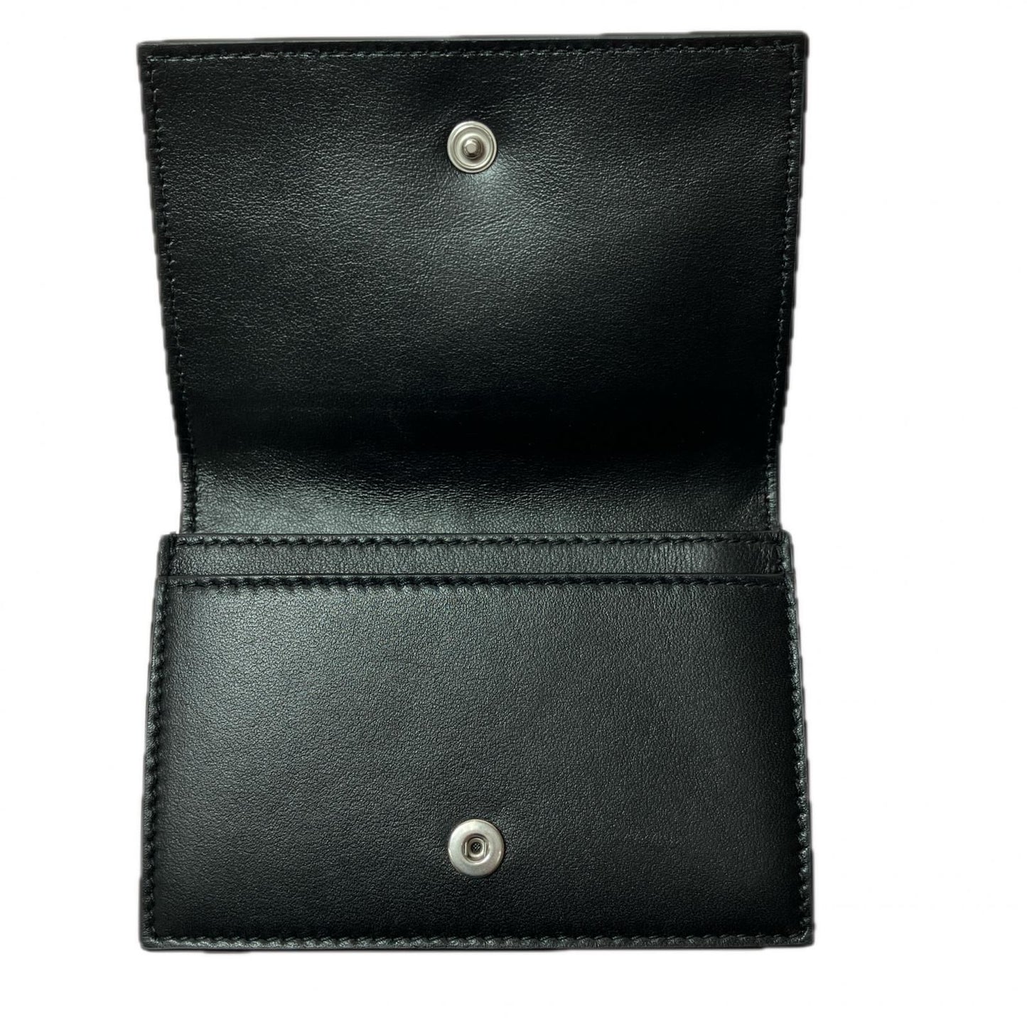 Bottega Veneta Men's Business Card Holder Intrecciato Calfskin