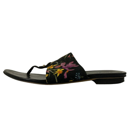 Good Gucci Flora Print Flat Thong Sandals Size 36 Equivalent to 23cm (9.06in)