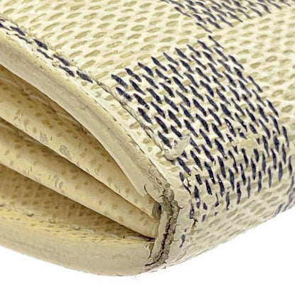 Louis Vuitton N61735 Damier Azure PVC Portefeuille Sarah Long Wallet White