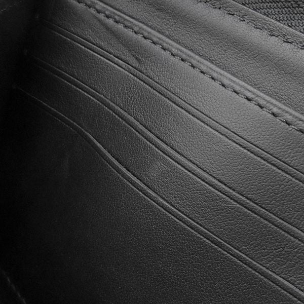 Louis Vuitton Long Wallet Zippy Wallet Monogram Mahina Noir Black Silver