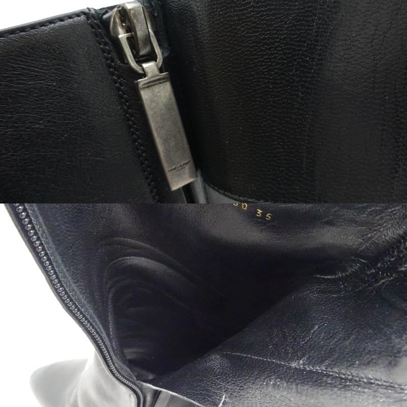 Yves Saint Laurent Size 22 Black Boots