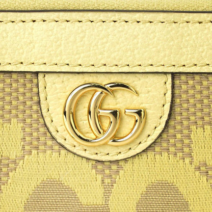 Gucci Card Case Ophidia Jumbo GG Beige/banana