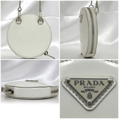Prada Chain Shoulder Bag F22966 White 1na003