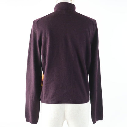 Hermes Vintage Silk Cashmere Margiela Period Twill Raine Turtleneck Long Sleeve