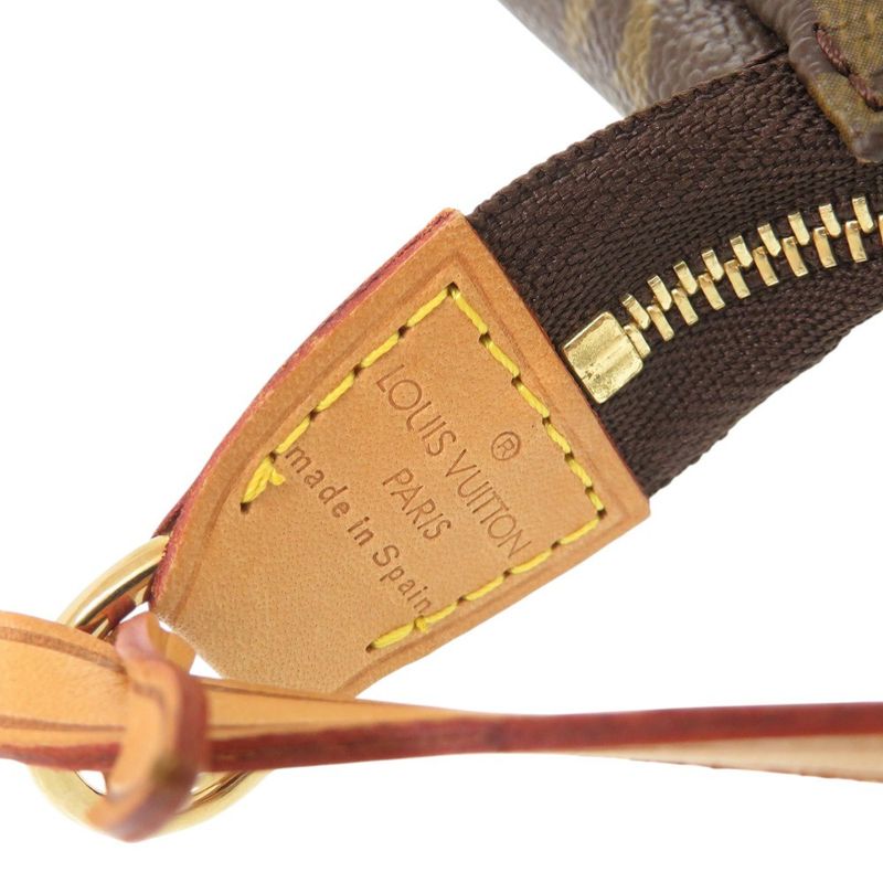 Louis Vuitton Pochette Accessoire Monogram M51980 Brown Accessory Pouch LV 1258