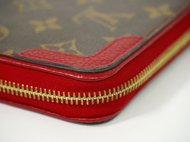 Authentic Louis Vuitton LV Zippy Wallet Retiro Monogram Round Zipper Long