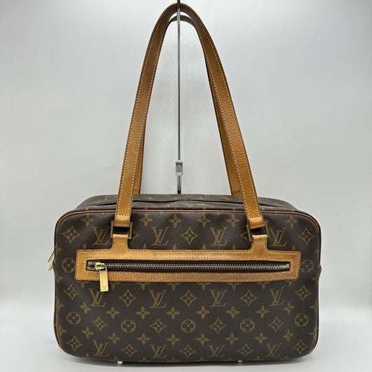 Louis Vuitton M51181 Cité GM Tote Bag Shoulder Bag Brown Monogram Leather