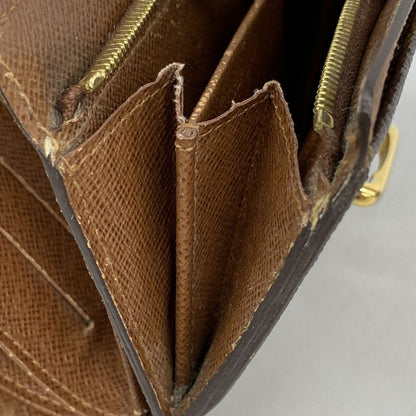 Louis Vuitton Trifold Wallet Monogram Portefeuille Koala M58013 Brown Ladies