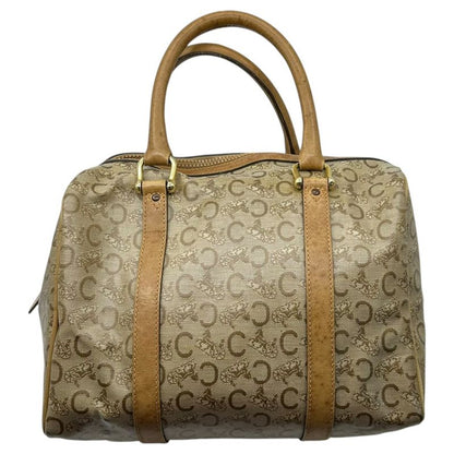 Celine C Macadam Handbag C Macadam Handbag Beige Vintage Old Mini Boston