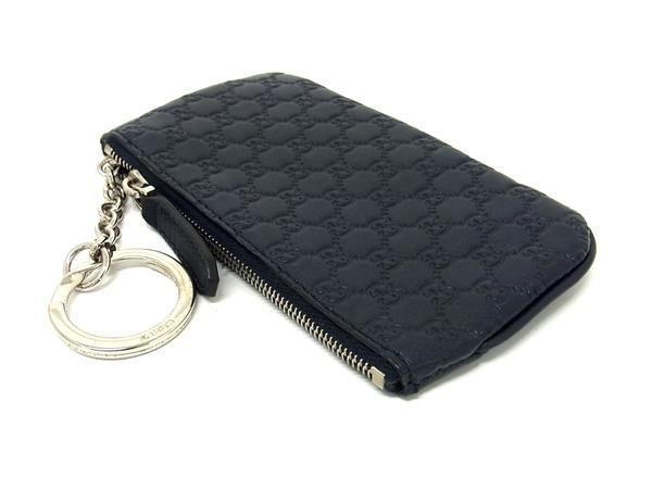 Pattern Gucci 544476 Micro Guccissima Leather Coin Case Coin Purse Dark