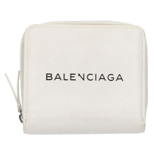 Balenciaga 490618 Logo Print Zip Wallet For Men