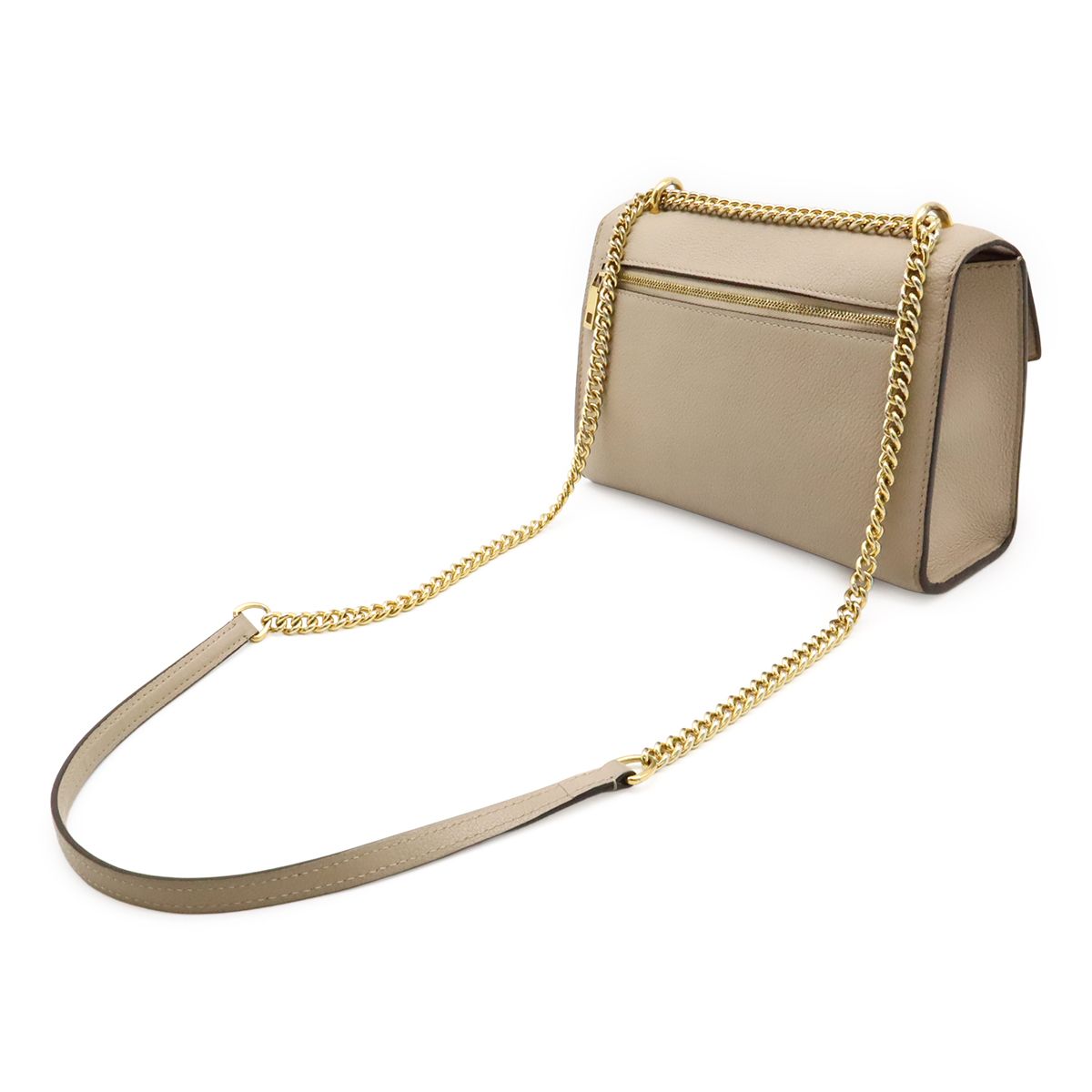 Louis Vuitton My Lock Me Chain Shoulder Bag Pochette Leather Glaze M56137