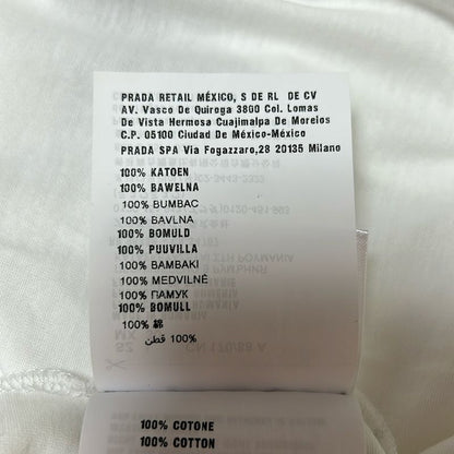 Prada Short Sleeved T-shirt Size L Women - White