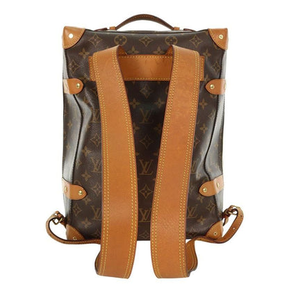 Louis Vuitton M44752 Soft Trunk Backpack Monogram Leather Backpack Men PM