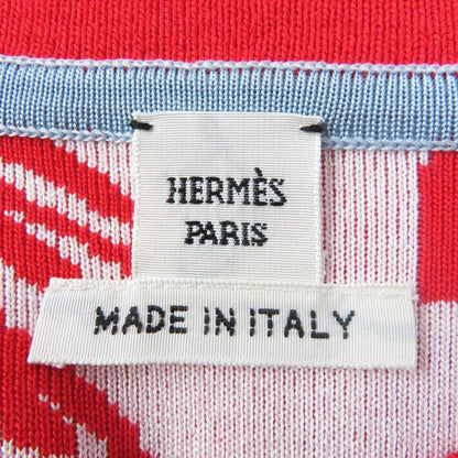 Hermes 3e2827d3 Jungle LOVE Jungle Love Silk Tunic/dress Red 38 Made In Italy