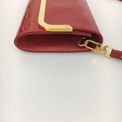 Louis Vuitton Wallet Clutch Wallet Red Red Vernis Ross More MM