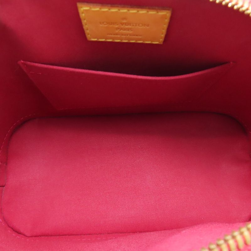 Louis Vuitton M91593 Alma BB Rayures Handbag Vernis Women