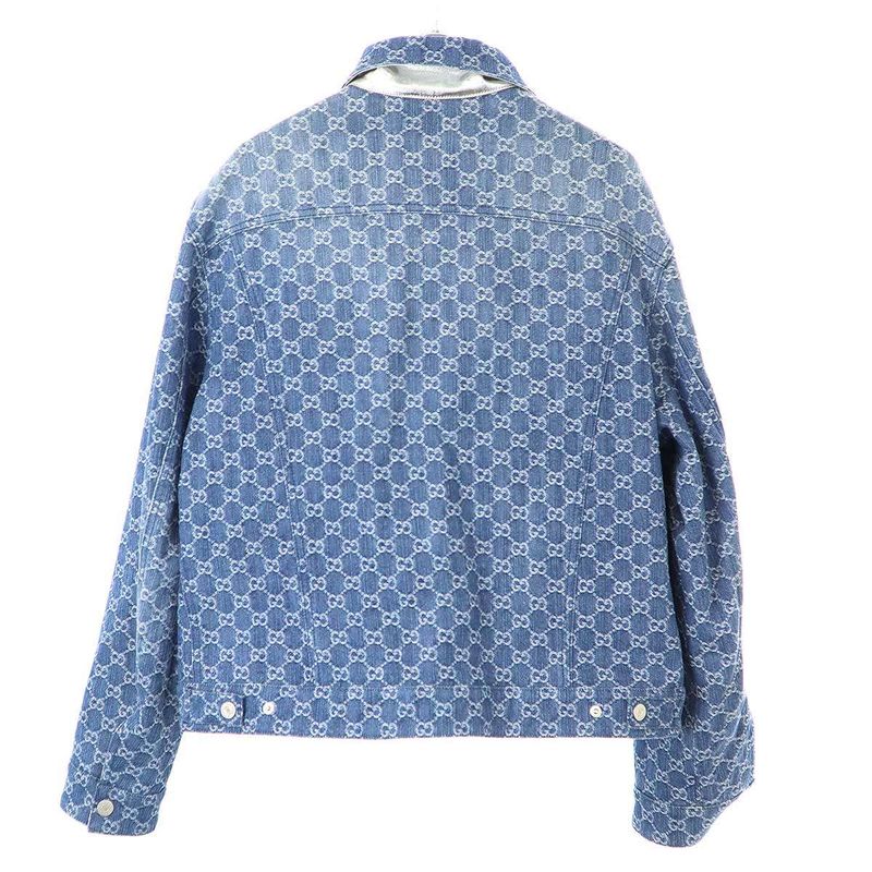 Gucci Sample 22aw GG Reversible Denim Jacket Reversible Over Denim Jacket
