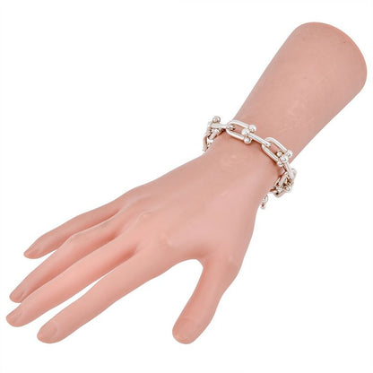 Tiffany & Co Tiffany & Co Hardware Large Link Bracelet Sv925 595g Silver 14